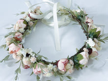 Womens Cream White Flower Leaf Party Wedding Beach Hair Crown Headband Garlands