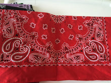 Women Men Retro Hip hop Cotton biker dance Paisley Bandana Hair Headband Wrap