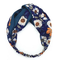 Women Boho Bohemian Satin Cross hair head headband band Scarf Wrap Bandana