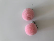 Girl Children POM POM Cute Clip on No piercing Earrings Hair Clip accessory