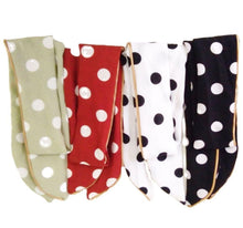 Women Girl Retro Wire Boho bohemian Polka Dot bow scarf Hair head band tie up