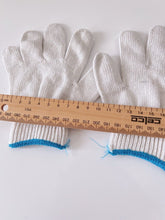 Kids Children Work Protective Cotton Yarn SHORT Gloves Mittens 3-12 Years