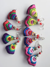 Women Lady Retro Ethic Embroidery Boho Bohemian Hook dangle Ear Drop Earrings