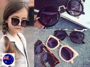 Children Girl Boy Kids Retro Frame Fashion sun beach eye sunglasses Prop