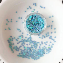 Women Glitter Heart Star Face Eye shadow Nail sequins Festival Tattoo makeup pot