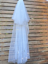 1.7M Women Bride 2-Layer Long Wedding Veil with Blusher and Comb