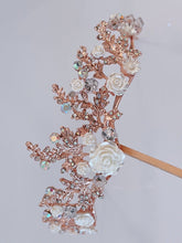 Women Wedding Rose Gold Or Silver Crystal Party Leaf Hair Headband Crown Tiara