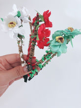 Women Girls Flower Vine Boho Woodland Rustic Wedding hair headband band hoop