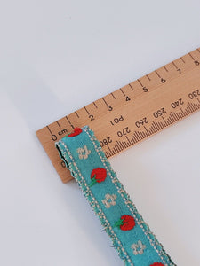 Girl Kids Cute Retro Stick On Cotton Light Embroidery Hair Headband Head band