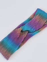 Women Cross Rainbow Colorful 70' 80' Bandana Turban Hair Wrap Head band headband