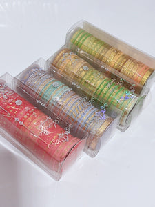 AU 20 Rolls Sticky Washi Tape Papers Gilding Scrapbooking Journal Note Stickers