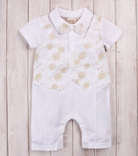 Boy Kid Baby Christening Wedding Party Bowtie Romper Bodysuit Outfits Suits