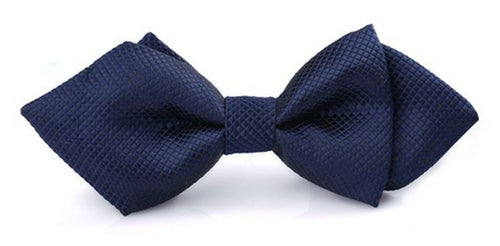 Boys Kids Children Party Navy or Black Pointed Wedding bow tie Necktie bowtie NAVY BLUE TRIANGLE BOWTIE