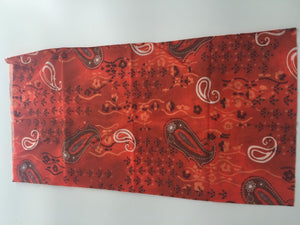 Women Men Retro Hip hop Cotton biker dance Paisley Bandana Hair Headband Wrap