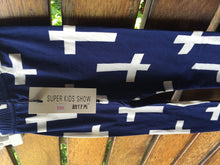 Kids Girls Children Fashion Cotton Funky The Cross Print Navy Pants leggings