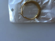 Women Lady Gold Metallic Boho anti-allergy Titanium party Hoop Loop Earrings 42mm
