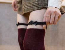 Women Lady Girl Bow Lace Warm Thigh High Over Knees Stockings Tights Long Socks
