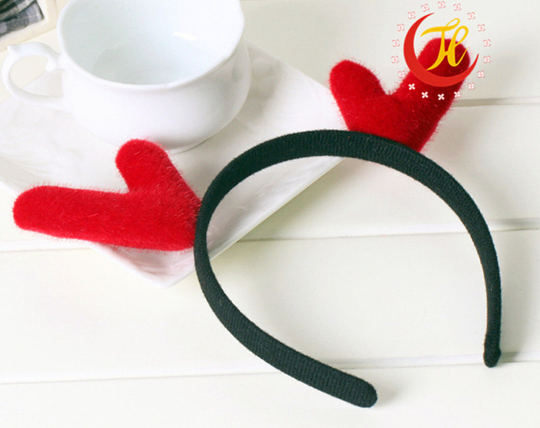 Women Girls Kids Christmas Deer Antlers Costume Ear Party Hair head band Prop