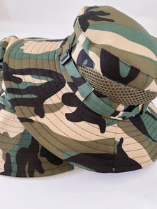 Adult / Children Army Camo camouflage Fishing Camping Hiking Sun Bucket Hat Cap