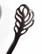 1x Women ebony wooden Oriental Updo Bun Styling boho hair Pin Stick Chopstick