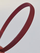 Women Girl School Matte Polished Simple Plastic Hair head band headband Hoop Brown Red