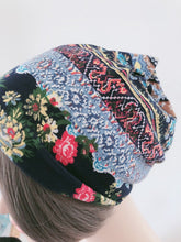 Men Women Cotton Blended Hippie Paisley Slouch Baggy Ski Beanies Hats Cap Mask