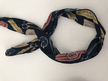 Women Retro Chain belt Wire Bunny Ear bow scarf Hair head band headband bandana