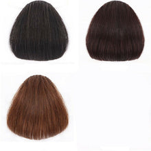 Women Hair extension Wig Wigs Piece Natural Human Hair Blunt Bang Fringe Clip