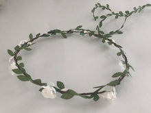 Girl Children Boho Fairy Blossom Flower Leaf hair headband Tiara Garland Wreath