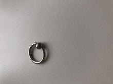 Captive BCR Titanium Stainless Steel nose eyebrow Piercing ring Tragus Septum