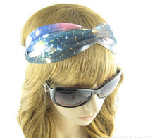 Women Ladies Chic  Boho Bohemian funky Galaxy Scarf Hair head band Wrap Bandana