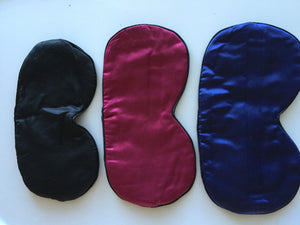 AU Stock 100% Silk Wide Women Men Rest Travel Sleeping Eye Mask OR with ice pad