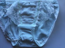 Women Lady Cotton Frilly lace Sweet Undies Panties Briefs Underwear Lingerie BLUE