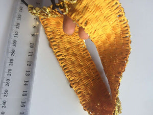 Lady girl Gold Sequin Bling Metallic Party Dance Hair Elastic Head Band headband