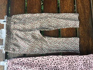 Baby Kids Girls children Funky Leopard animal Print Cotton pants Legging 0-2year