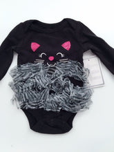 Newborn Girl Baby Cat black Cat TUTU Tulle Halloween Party Costume Romper PROP