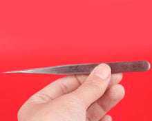 1x Curved or Pointed Hair Extension Fake False Eyelashes Nail Art tweezers Tool TS12:Ponited Head