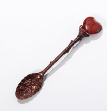 Natural Stone Crystal Retro Mini Tea Spoon