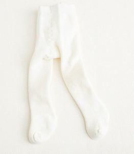 Kids Girls Baby WINTER Super Warm Thermal Fleece Thick Tights Stockings 0-2Y WHITE