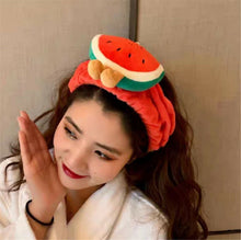 Women Spa Bath Shower Fleece Makeup Animal Face Wash Hair head band Headband