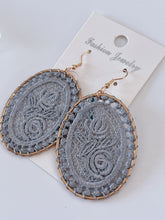 Women Retro Ethic Embroidery Crochet Boho Bohemian Hook dangle Ear Drop Earrings