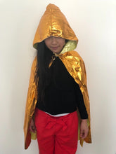 Girl Boy Children Witch Ghost Party Costume leather look Halloween Cape Cloak