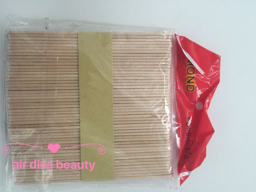 50PC Kids Wooden Pop Stick Craft Paddle ice cream Natural or Multi-color 11.5x1 Natural colors