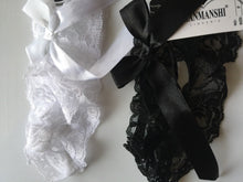 NEW Women Black White Hen's night Party Bride Wedding Lace Garter Suspender Belt