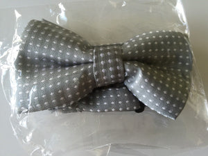 AU Boys Kid Children Party School Pre-tied Wedding dance bow tie Necktie bowtie 07 Silver