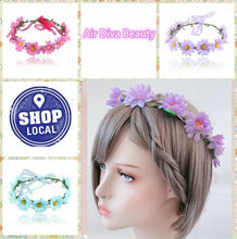 Women Flower Girl Daisy Party Wedding Beach Simple Crown hair headband Garland