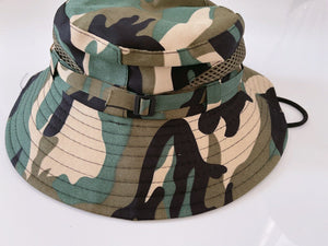 Adult / Children Army Camo camouflage Fishing Camping Hiking Sun Bucket Hat Cap