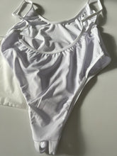Women Lady Sexy Open Crotch Sheer Strap Chemise Body Leotard Underwear Bodysuit