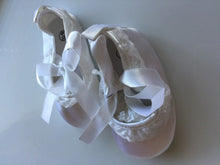 Baby Shower Girls Kids Christening Ballet White Lace Adorable Soft Gem Shoes