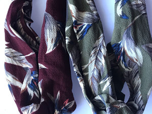 Women Lady Girl Retro bohemian Cross Bandana Hair Wrap Head band headband Scarf